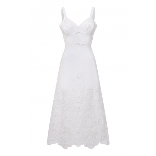 Хлопковое платье Dolce & Gabbana F6ZD7Z/FG5AQ