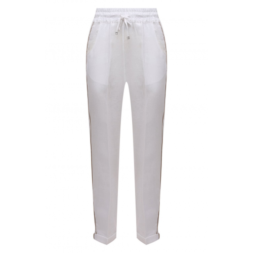 Льняные брюки Kiton D52122K09T85
