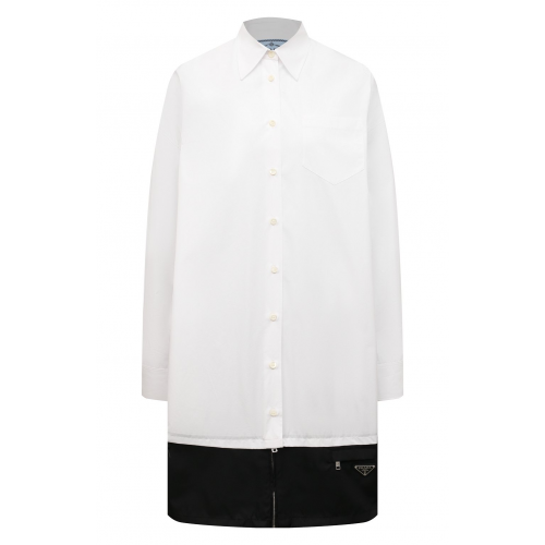 Хлопковое платье Prada P3E83-10UR-F0964-212