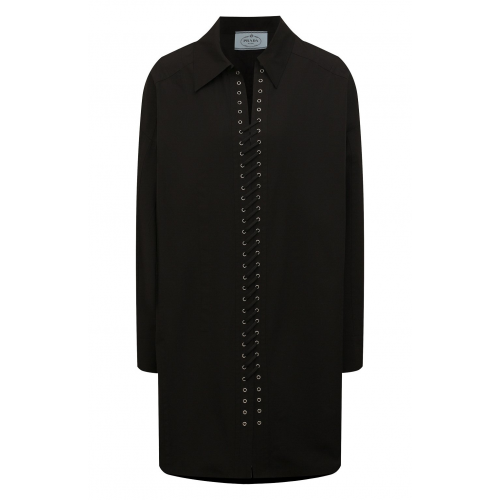 Хлопковое платье Prada P3H12-1XV2-F0002-221