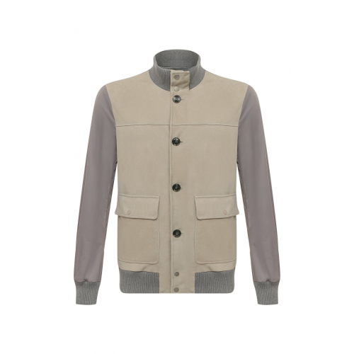 Комбинированный бомбер Kiton UW1189V0839A