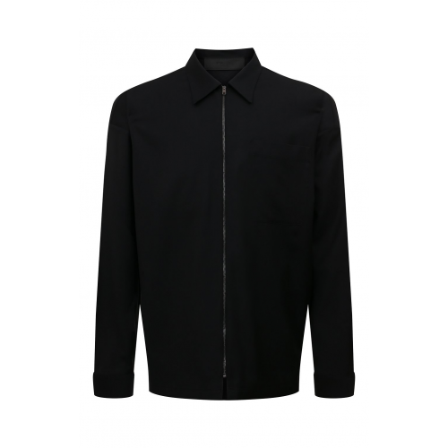 Шерстяная рубашка Prada SC614-11AD-F0002-221