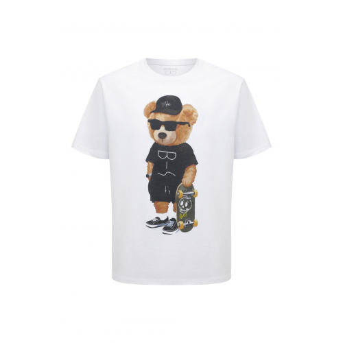 Хлопковая футболка Bisibiglio 0RS0 BLACK/2212 RIF (C0TT0NE PESANTE)