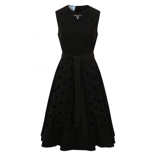 Хлопковое платье Prada P3E25R-1Y1E-F0002-211