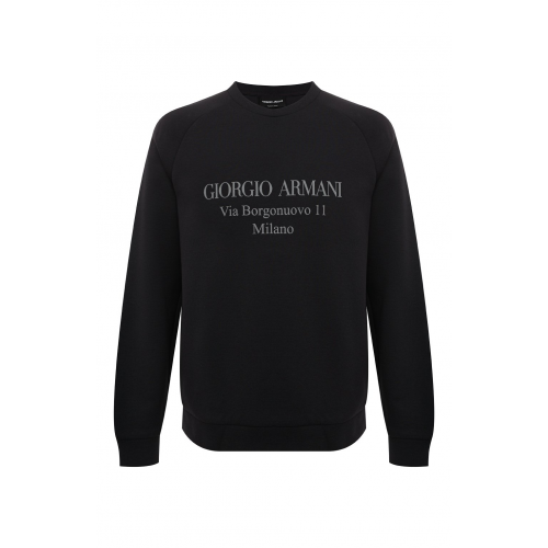 Хлопковый свитшот Giorgio Armani 3GSM81/SJSXZ