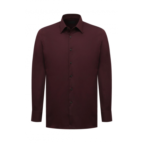 Хлопковая рубашка Prada UCM608-F62-F0007