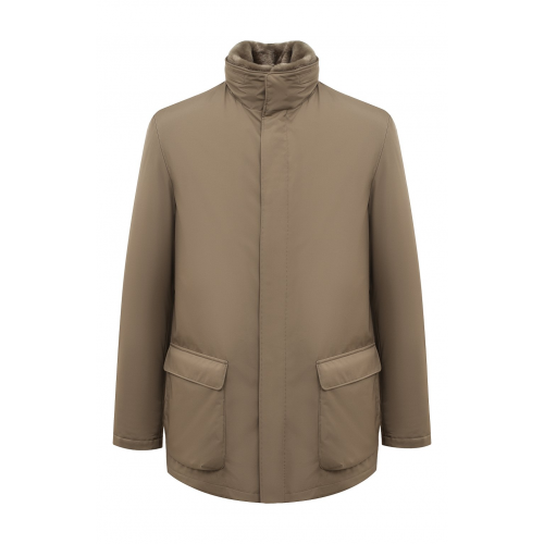 Куртка с меховой отделкой Loro Piana FAE5632