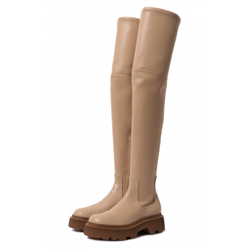 Кожаные ботфорты Santoni WBCI61054MATRAPMP43