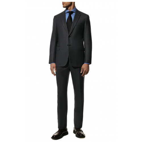 Костюм из шерсти и шелка Brioni RA000L/03AD8/BRUNIC0