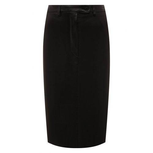 Кожаная юбка Prada 51801-08P-F0002