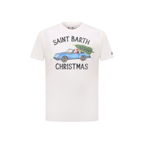 Хлопковая футболка MC2 Saint Barth STBM ARN0TT/ARN0001/00311C