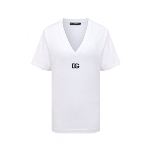 Хлопковая футболка Dolce & Gabbana F8M65Z/G7I1Z