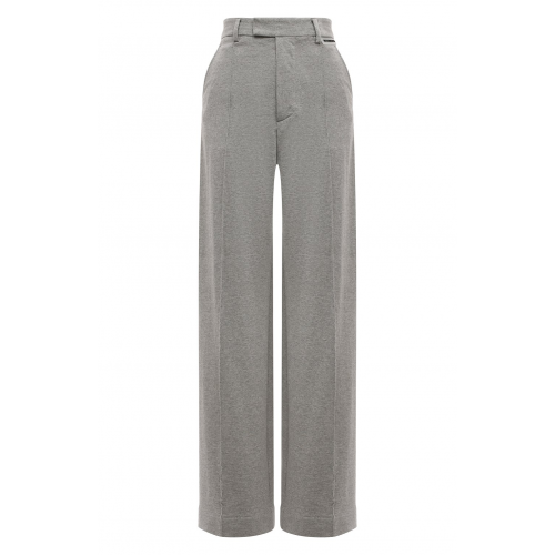 Хлопковые брюки VETEMENTS WA53PA400G 1602/GREY MELANGE
