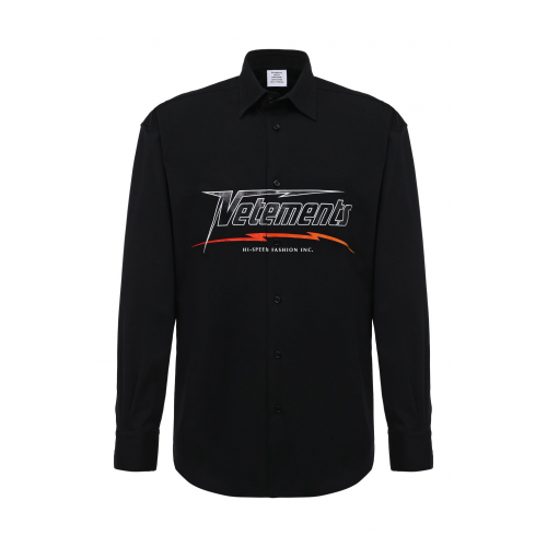 Хлопковая рубашка VETEMENTS UA53SH250B