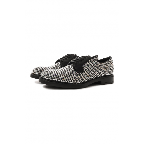 Текстильные дерби Prada 2EA151-2AWL-F0Z2D-G000