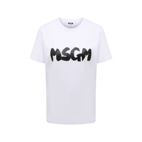 Хлопковая футболка MSGM 3441MDM203 237002