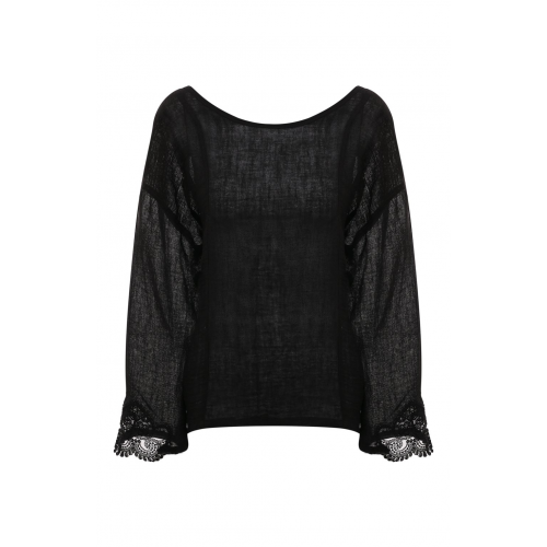 Блузка изо льна и вискозы Maurizio MZS3/W08250275