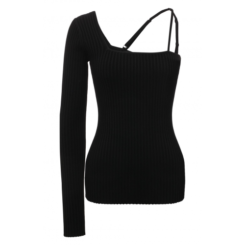 Топ из вискозы Helmut Lang M06HW704