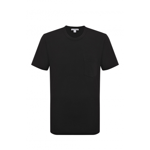Хлопковая футболка James Perse MLJ3282/BLK