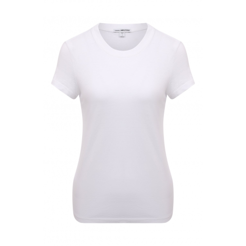 Хлопковая футболка James Perse WLJ3114/WHT