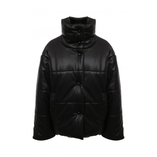 Утепленная куртка из экокожи Nanushka PUFFER COAT HIDE