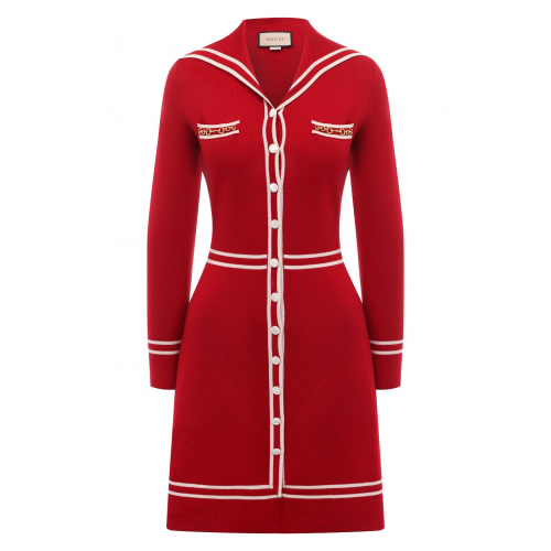 Шерстяное платье Gucci 644564 XKBNZ
