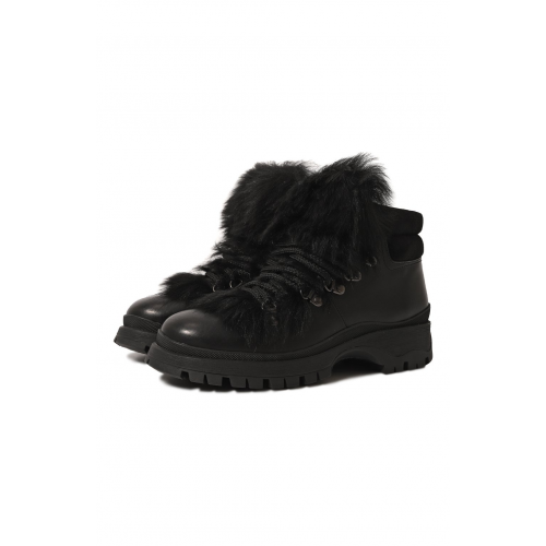 Кожаные ботинки Prada 1T588L-3K1B-F0002-D030