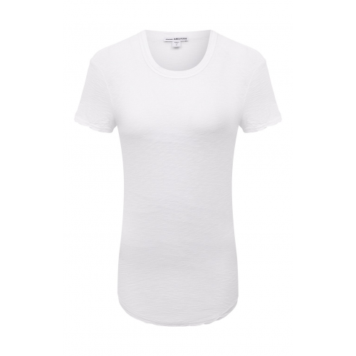 Хлопковая футболка James Perse WUA3037/WHT