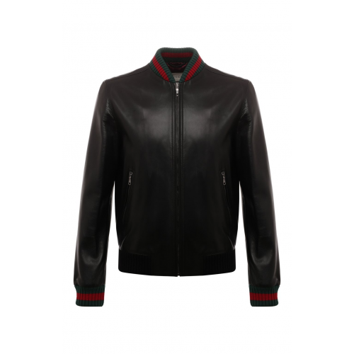 Кожаный бомбер Gucci 431343 XG206