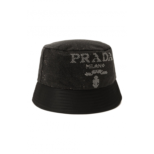 Панама с отделкой стразами Prada 2HC137-2D0S-F0002