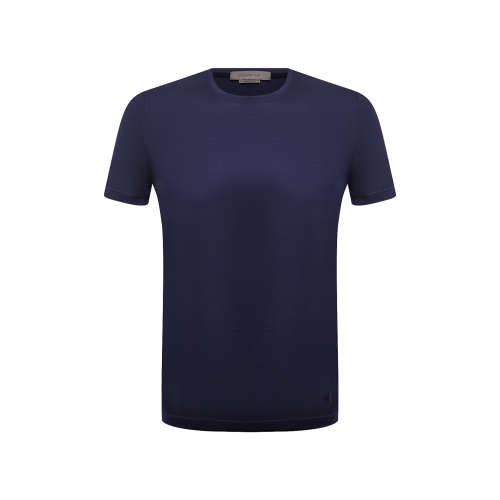 Хлопковая футболка Corneliani 91G500-3125000