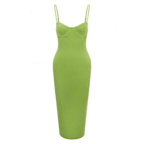 Платье из вискозы Helmut Lang M04HW702