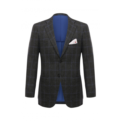 Пиджак из кашемира и шелка Kiton UG81/N10