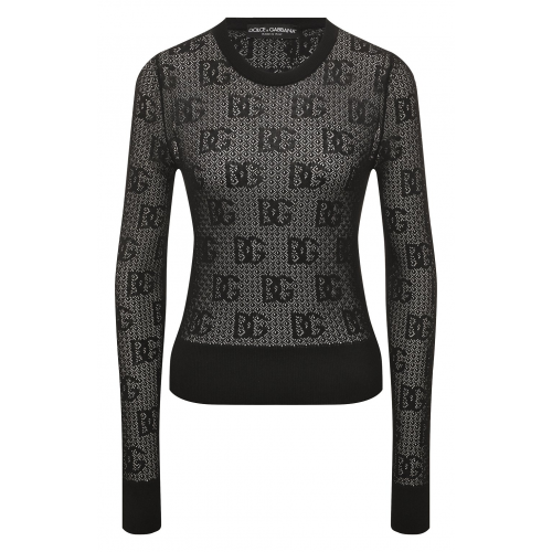 Пуловер из вискозы Dolce & Gabbana FXI36T/JAIEK