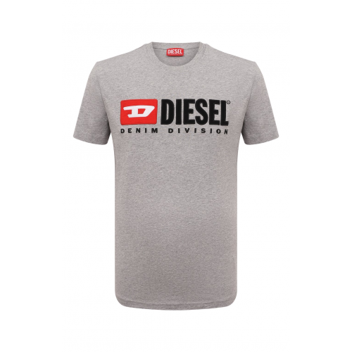 Хлопковая футболка Diesel A03766/0GRAI