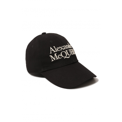 Хлопковая бейсболка Alexander McQueen 688658/4105Q1078