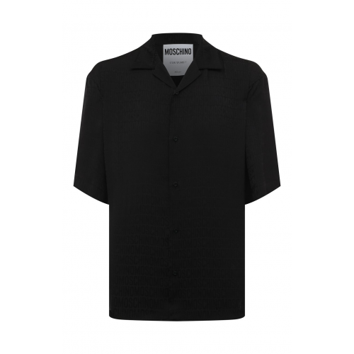 Рубашка из вискозы и шелка Moschino 231ZMA0202/2649