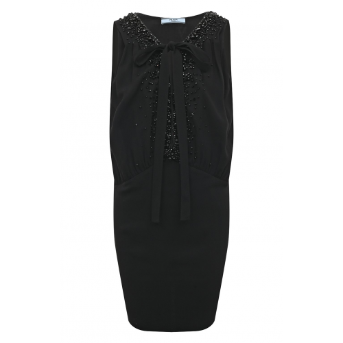 Платье из вискозы Prada P36U7R-1RWS-F0002-182