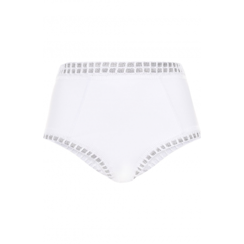 Плавки-бикини с металлизированной отделкой и завышенной талией Kiini VALENTINE HIGH WAISTED B0TT0M