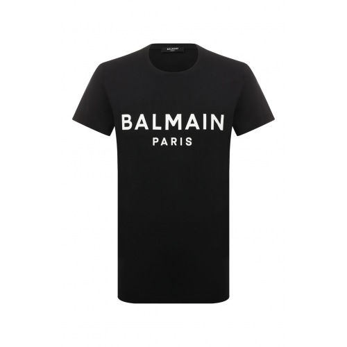 Хлопковая футболка Balmain YH0EF000BB65/EAB