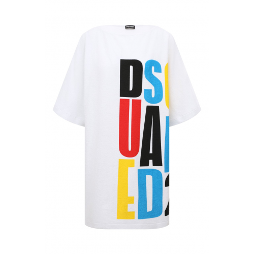 Хлопковая футболка Dsquared2 D6A253550