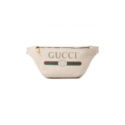 Кожаная поясная сумка Gucci Print Gucci 530412 0GCCT