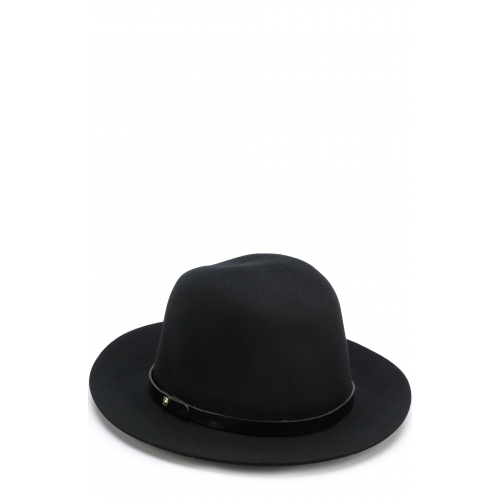 Шерстяная шляпа с кожаным ремешком Rag&Bone W000129AC