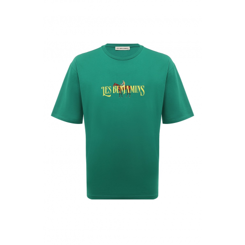 Хлопковая футболка Les Benjamins LB23SSH0EMUTS-006