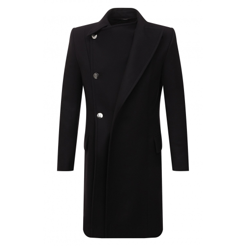 Шерстяное пальто Balmain XH1UC052/WB06