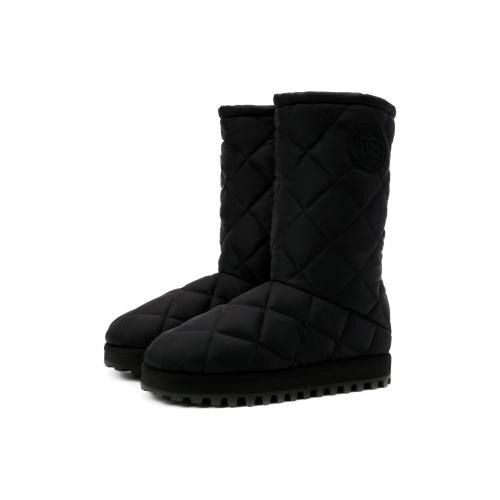 Текстильные сапоги City Boots Dolce & Gabbana CS1904/AQ125