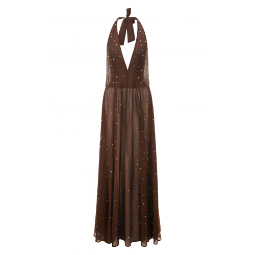 Платье из хлопка и шелка OSEREE GLS238