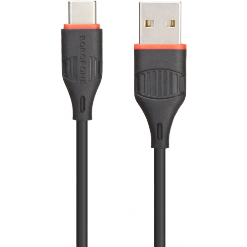 Кабель Hoco BX17 USB to USB-C 1m Black