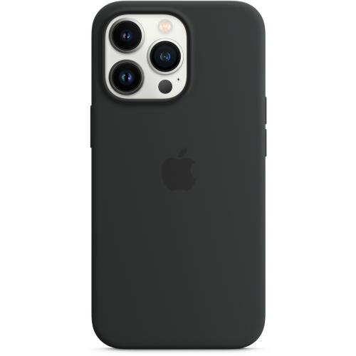 Чехол Apple Silicone Case with MagSafe для iPhone 13 Pro «Тёмная ночь»