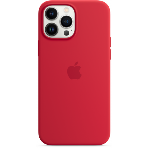 Чехол Apple Silicone Case with MagSafe для iPhone 13 Pro Max (PRODUCT)RED